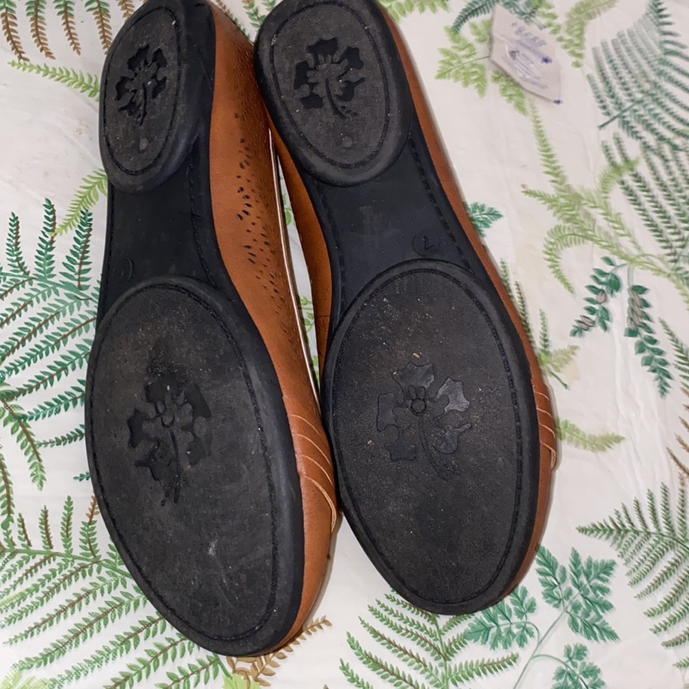 Harborsides Women's Giovana Ballerina Flats round toe shoes size 7 brown - Picture 5 of 5